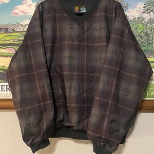 Vintage Forrester’s Plaid V-Neck Pullover Jacket | Made in Portland Oregon